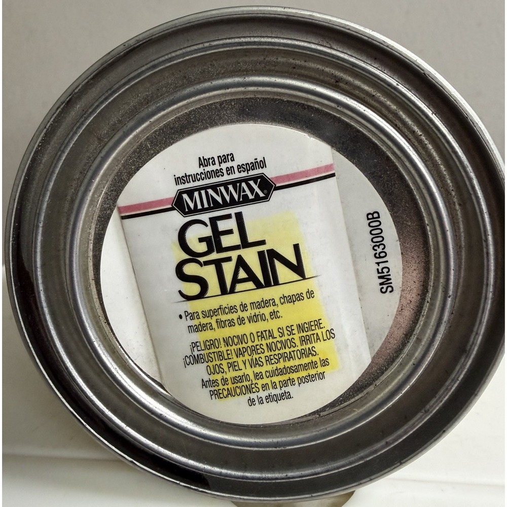Minwax GEL Stain BRAZILIAN ROSEWOOD 1/2 Pint for Wood, Veneer, Fiberglass NEW - Picture 5 of 6